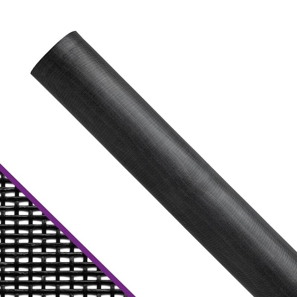 Saint-Gobain Adfors Saint-Gobain ADFORS Pet Resistant 36 in. W X 100 ft. L Charcoal Polyester Pet Screen Cloth FCS8990-M - main